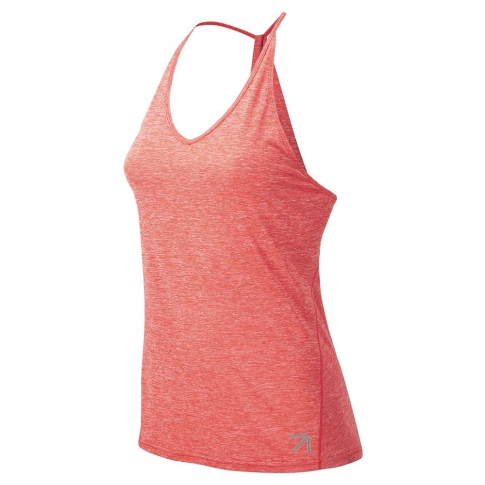 New Balance x J. Crew Heather Red Free Flow Tank